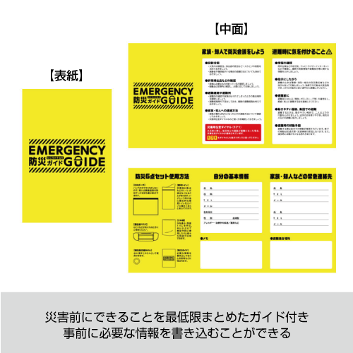 ポーチ入り防災衛生6点セット004