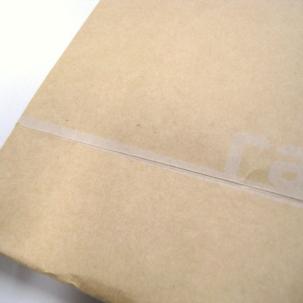 クラフト紙袋の白の印刷色