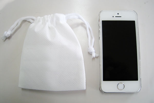 iPhoneサイズの巾着袋02