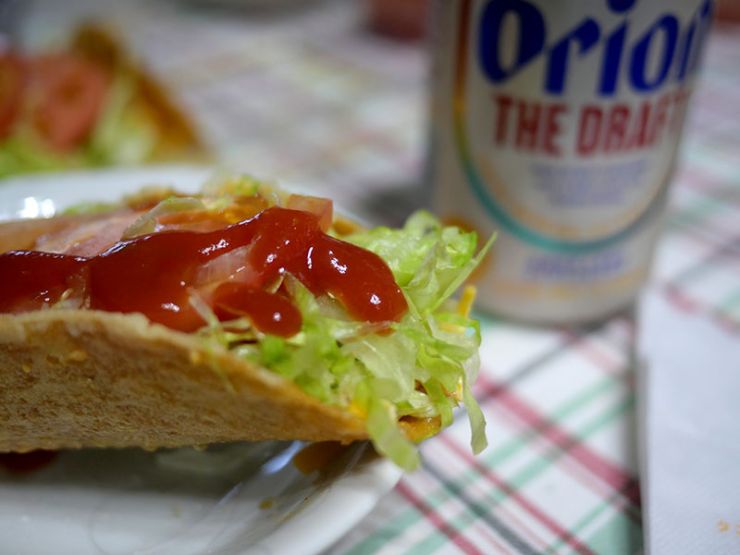 タコスとビール！