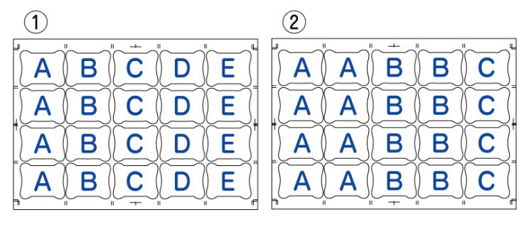 印刷による枚数調整