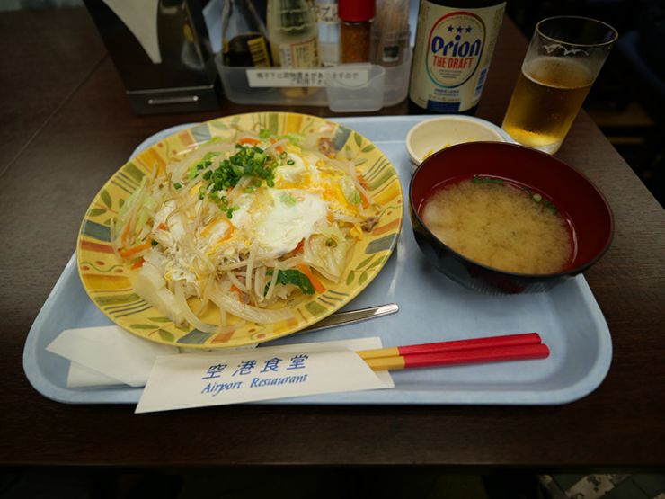 朝から『ちゃんぽん』とビール